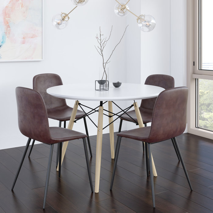 AllModern Jordan 5 - Piece Dining Set & Reviews | Wayfair